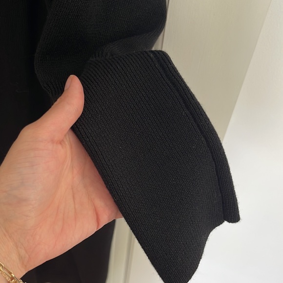 Aritzia Wilfred Black Knit Maxi Dress | M - Picture 5 of 8